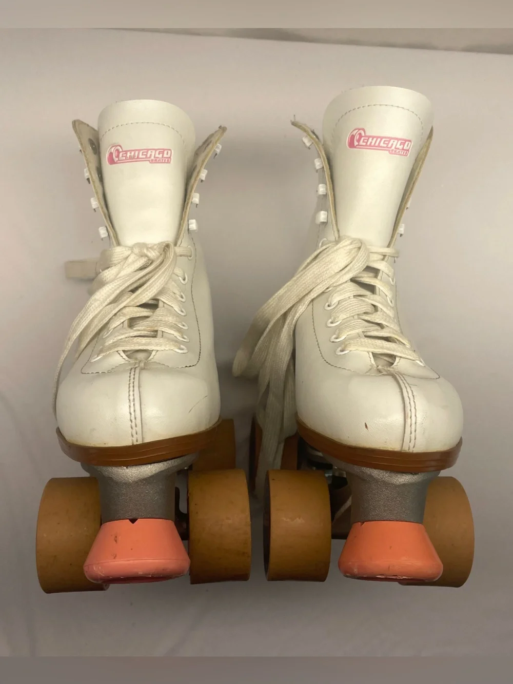 Women's Chicago Deluxe Leather Rink Skates 9 - White